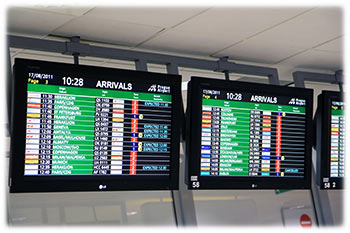 Arrivals screens